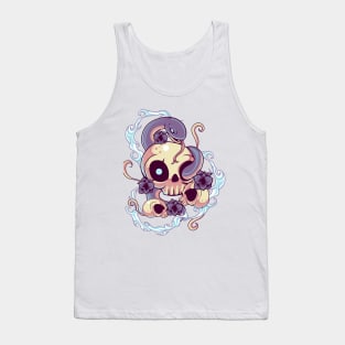 Skull Snake Kawaii Tank Top